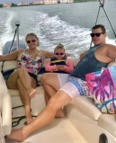 Family on a TV Boat Rental